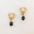 Amey Black Earrings 