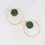 Ziva Green Jasper Earrings 