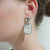 Stainless steel oorbel 