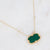 Olaya Green Agate Necklace 