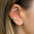 Sparkle Zirconia Ear Cuff in oor