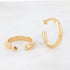 Plump Hoops Large GLD