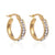 Crystal Hoops Small – Stainless S
