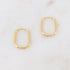 Ruth Thin Oval Hoops GLD 