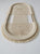Nom Wandhanger - The Oval Line Ecru Maat L