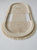 Nom Wandhanger - The Oval Line Ecru Maat L